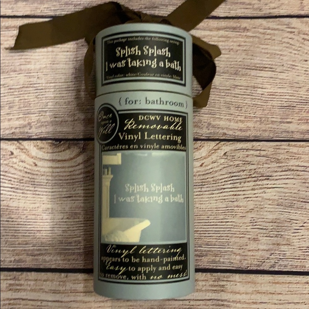 Splash splash vinyl wall decal